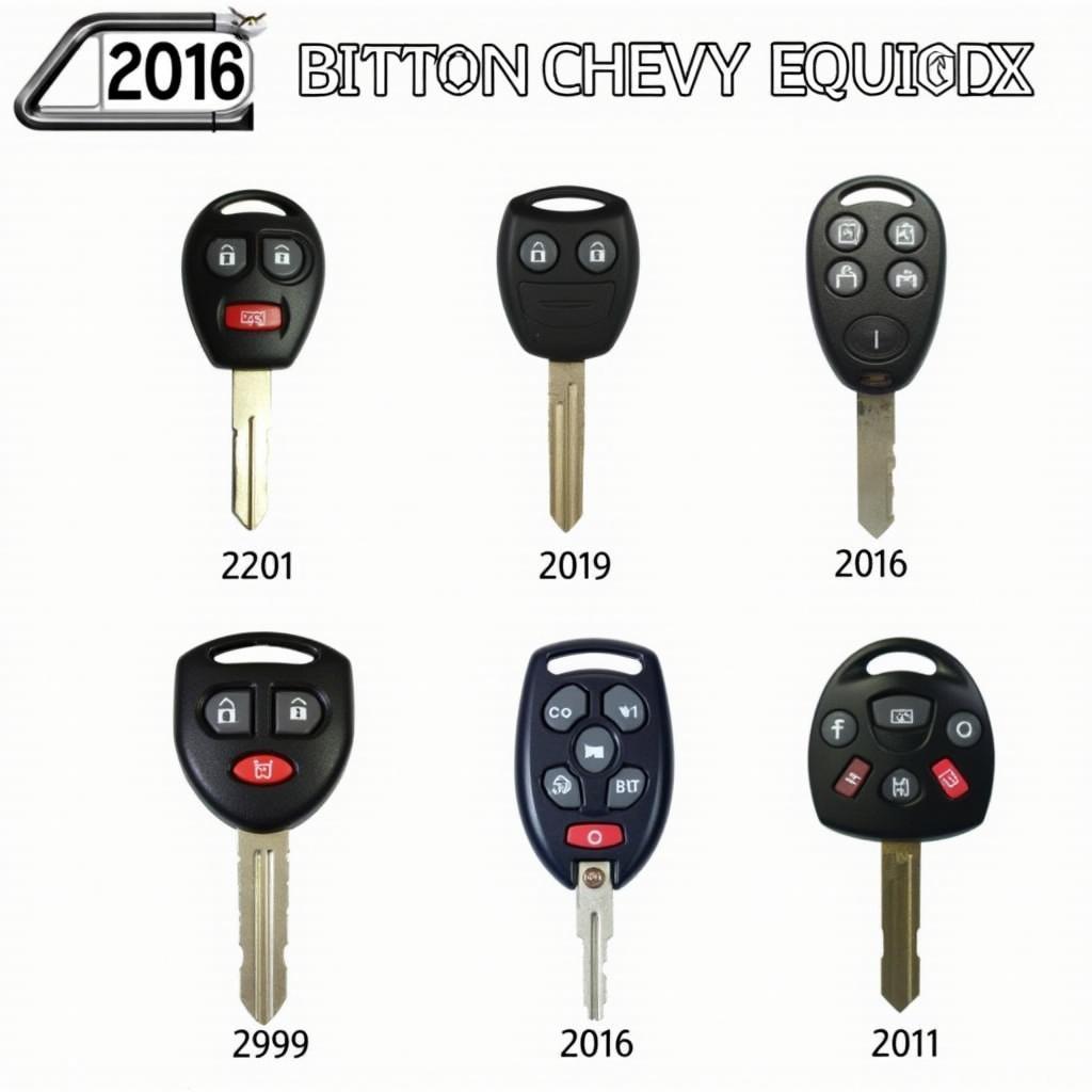 Chevy Equinox Key Fob Types