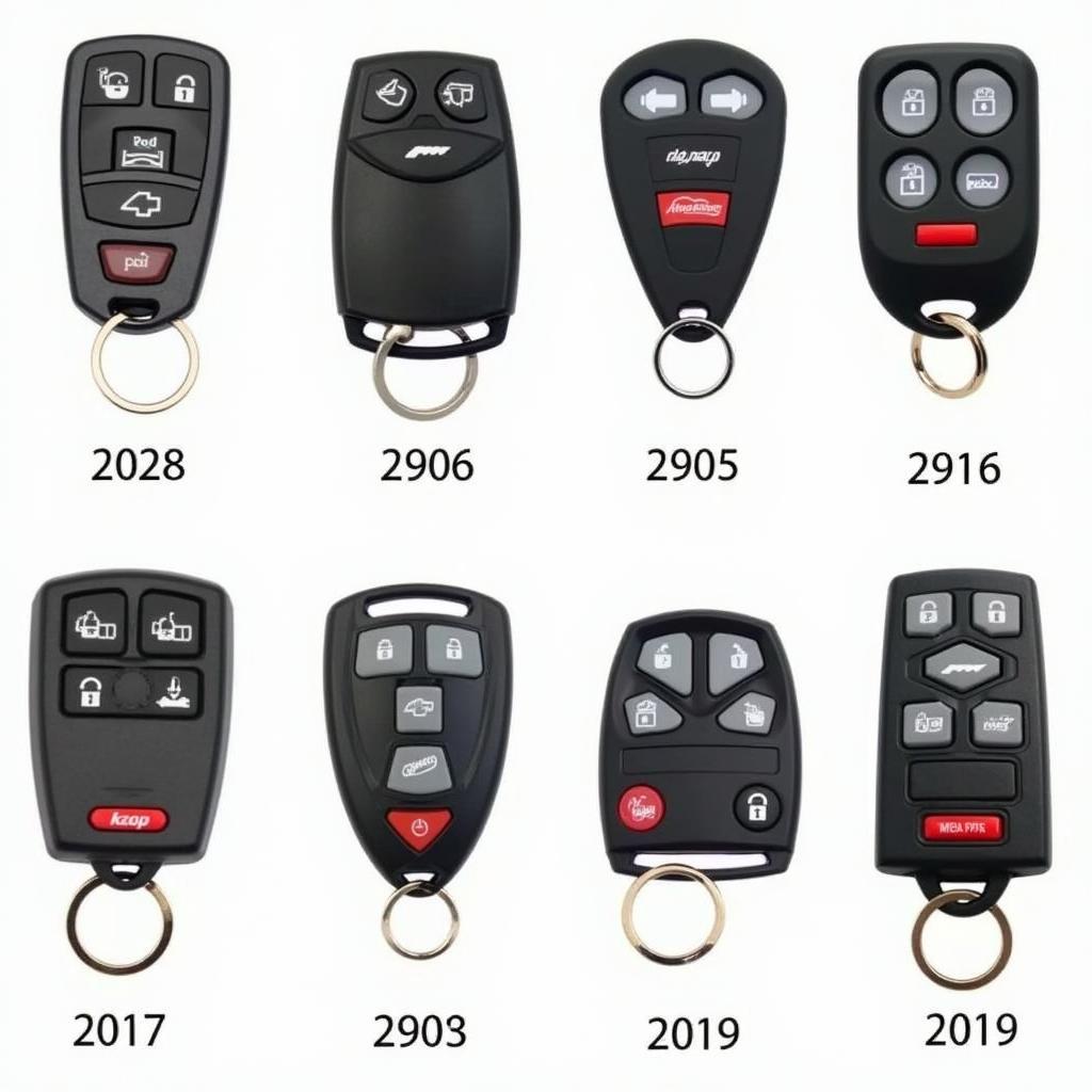 Different Types of Chevy Impala Key Fobs