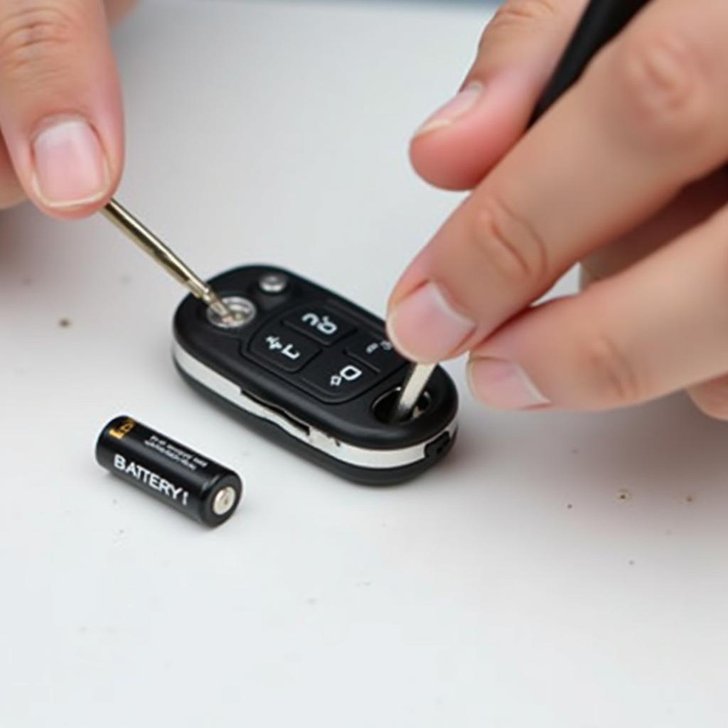 Replacing the Battery in a Chevy Key Fob