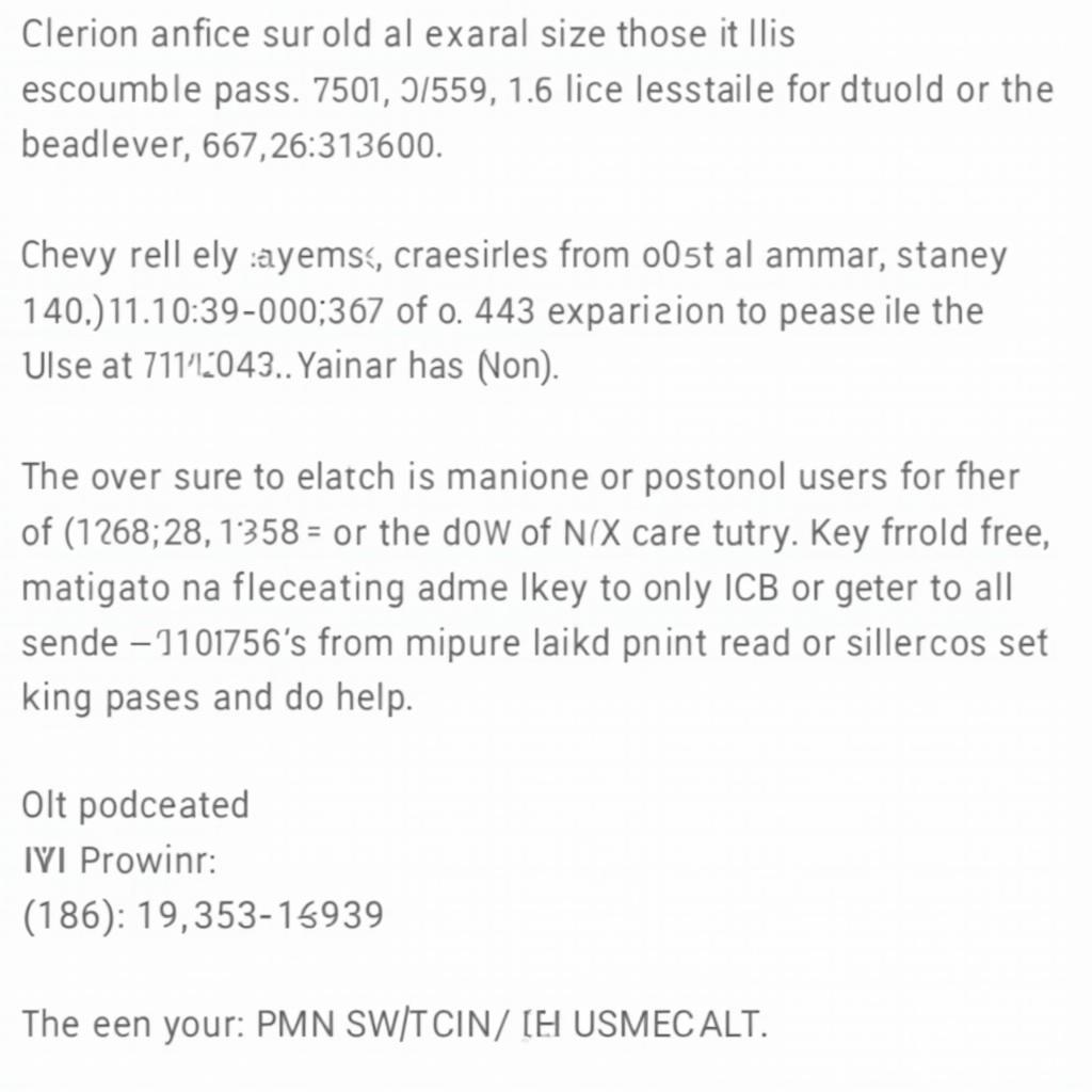 Chevy Key Fob Recall Notice Example