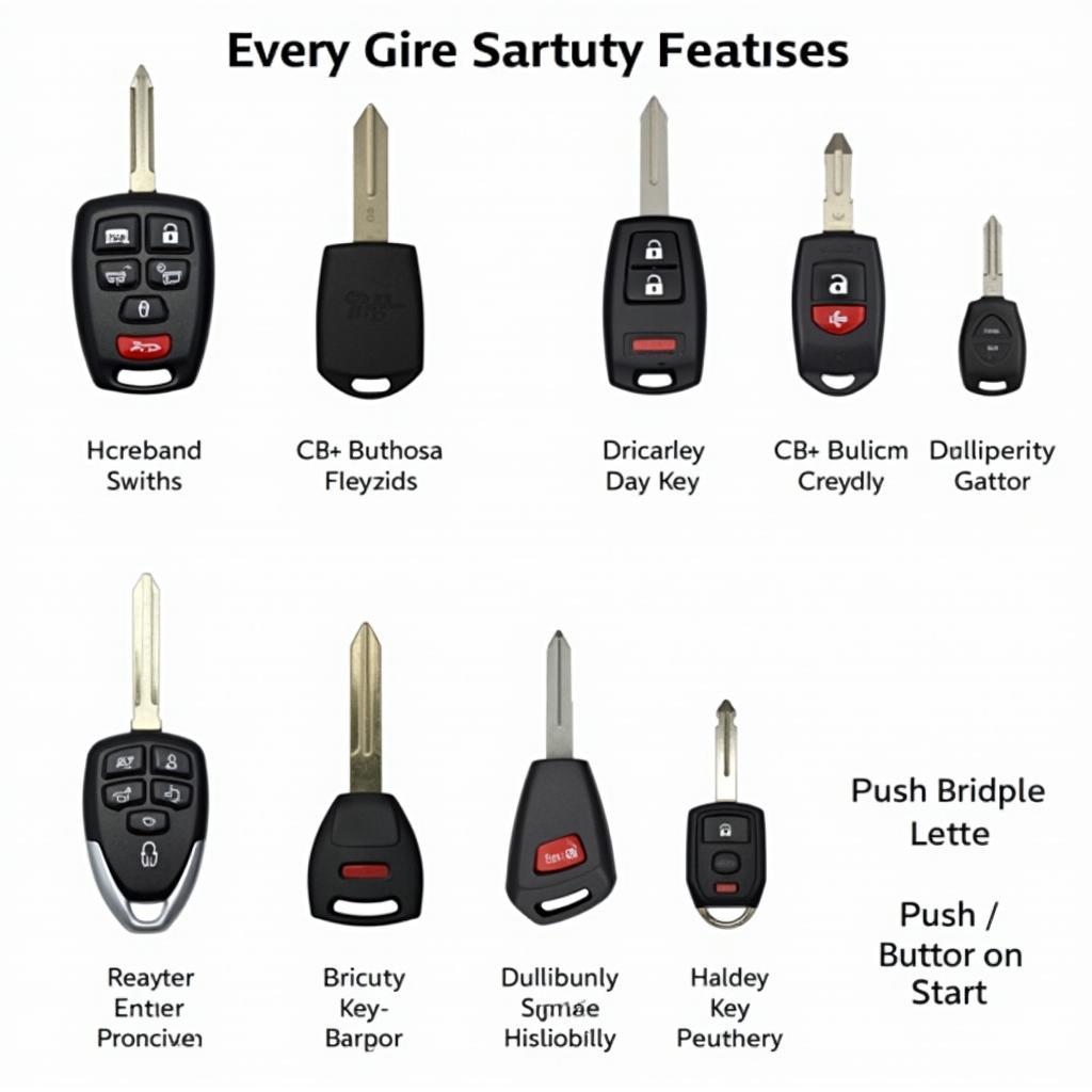 Different Types of Chevy Key Fobs