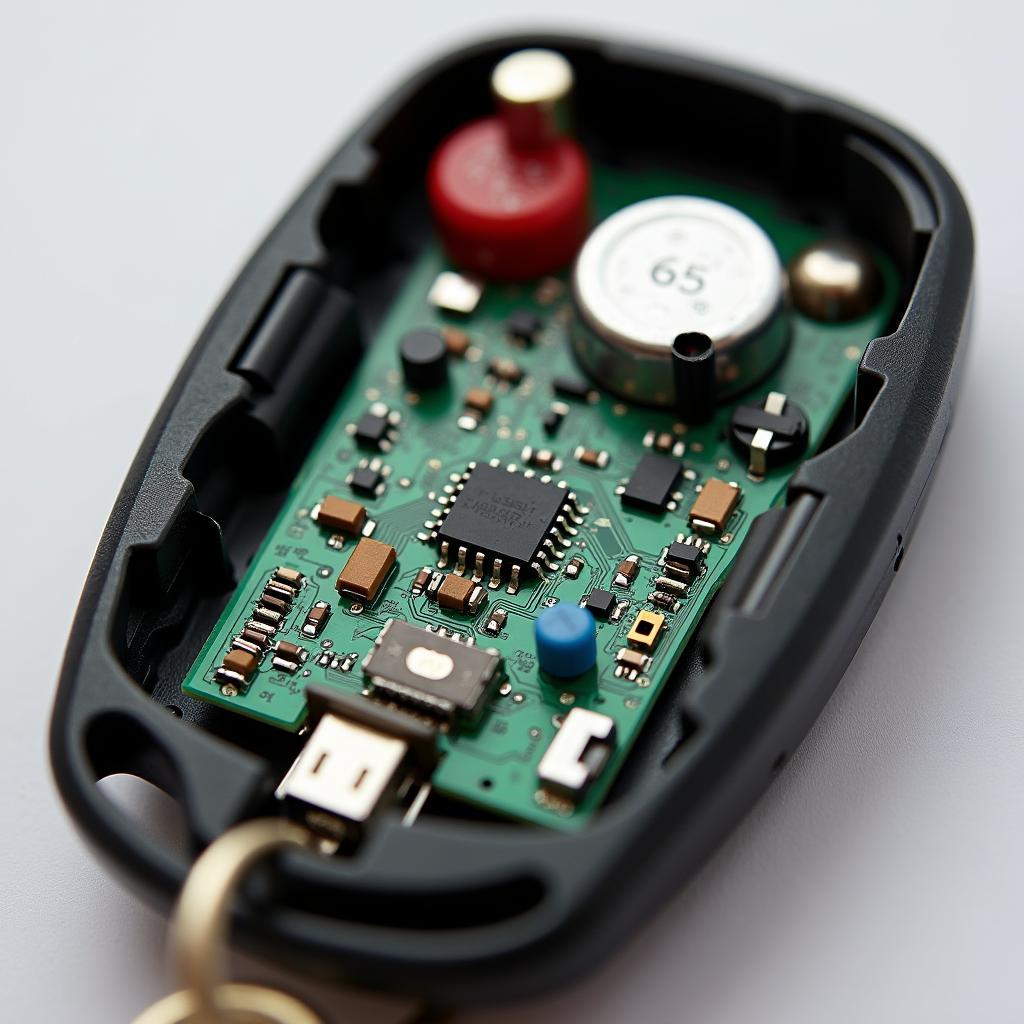 Internal Components of a Chevy Suburban Key Fob