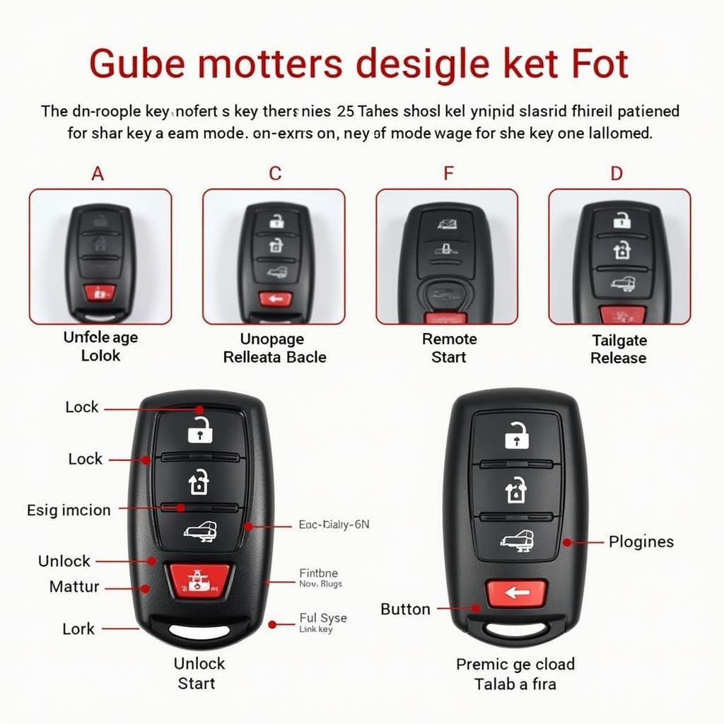 Chevy Tahoe Key Fob Button Functions