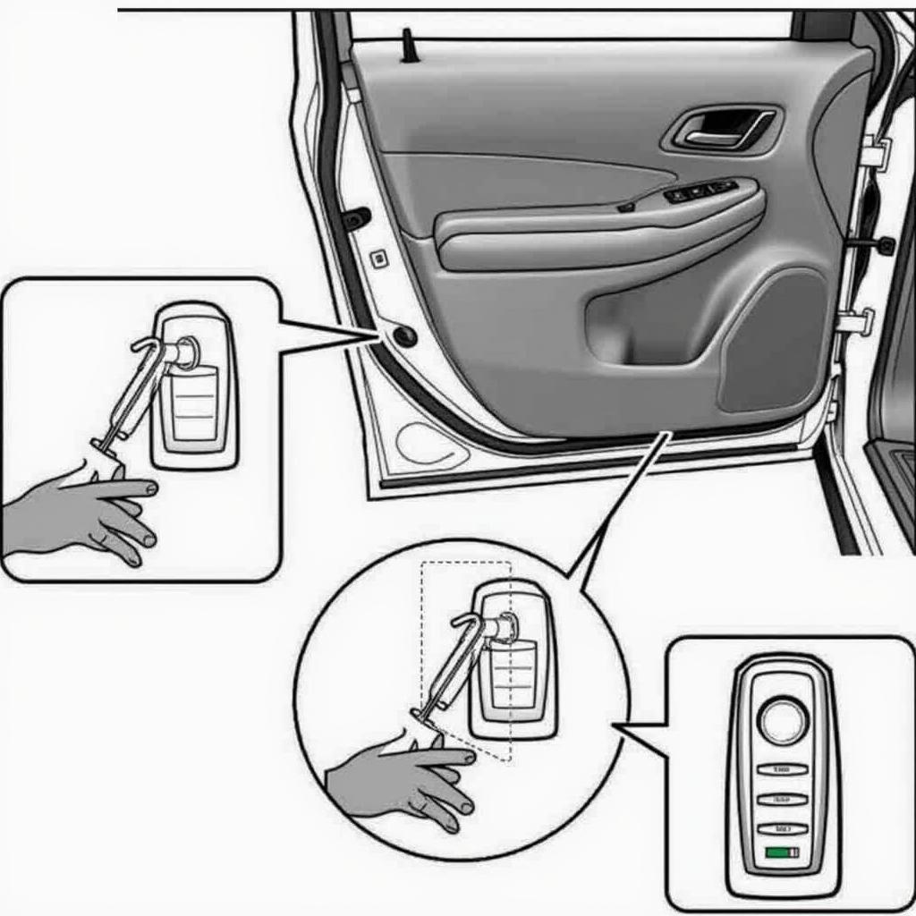 Using the Keyless Entry Keypad on a Chrysler 200