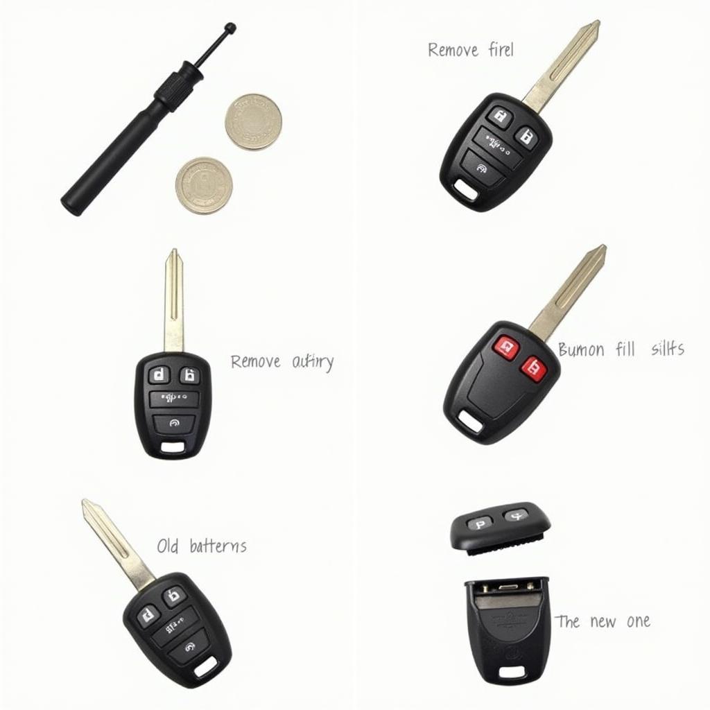 Chrysler 300 Key Fob Battery Replacement Steps