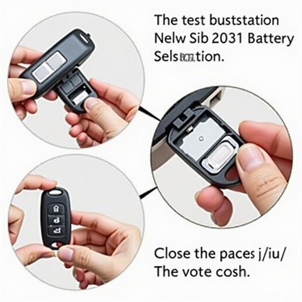 Installing a New Chrysler Key Fob Battery