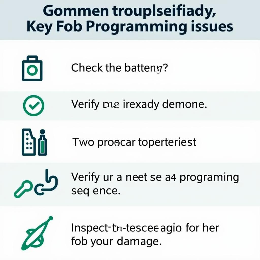 Chrysler Pacifica Key Fob Troubleshooting