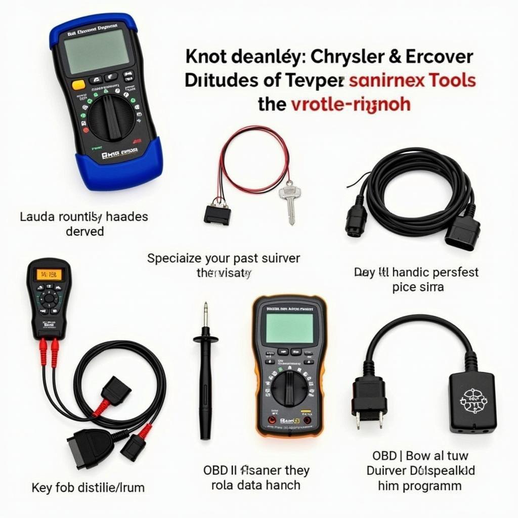 Chrysler Town & Country Key Fob Diagnostic Tools