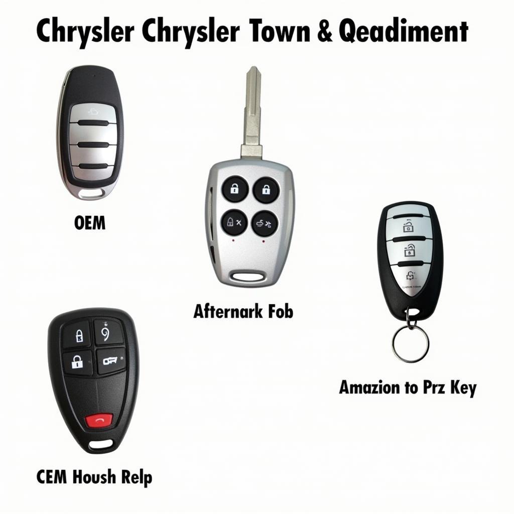 Chrysler Town & Country Key Fob Replacement Options