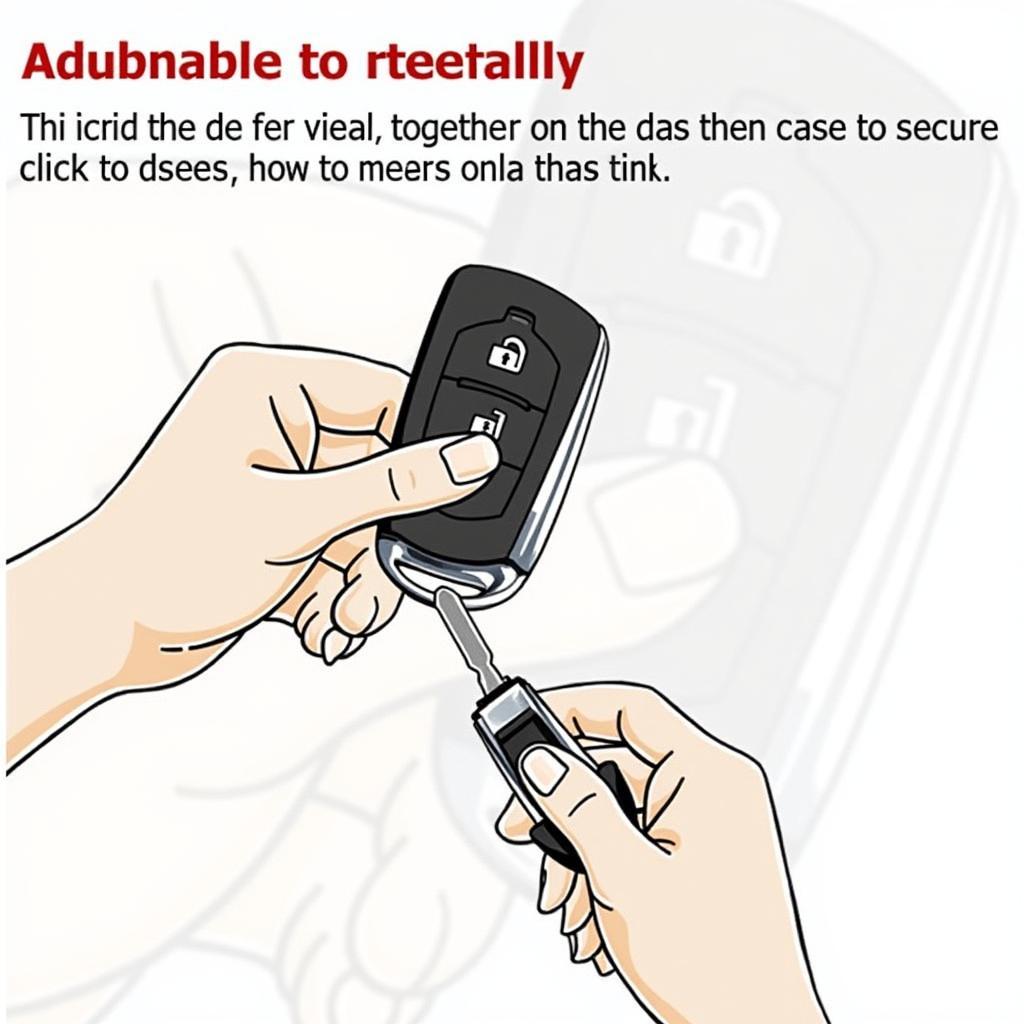 Closing the Chrysler 300 Key Fob