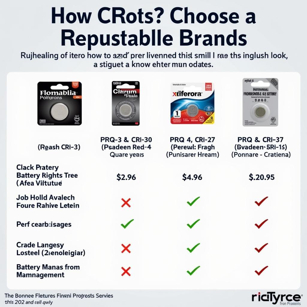 Comparing CR2032 Battery Brands