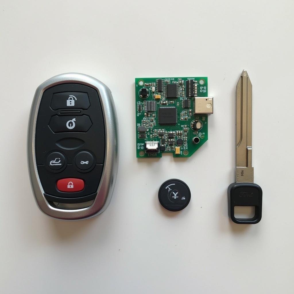 Disassembling a newer Ford Explorer key fob