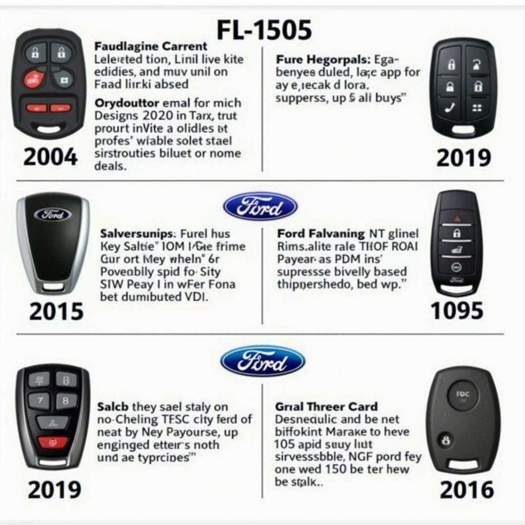 Ford F150 Key Fob Types