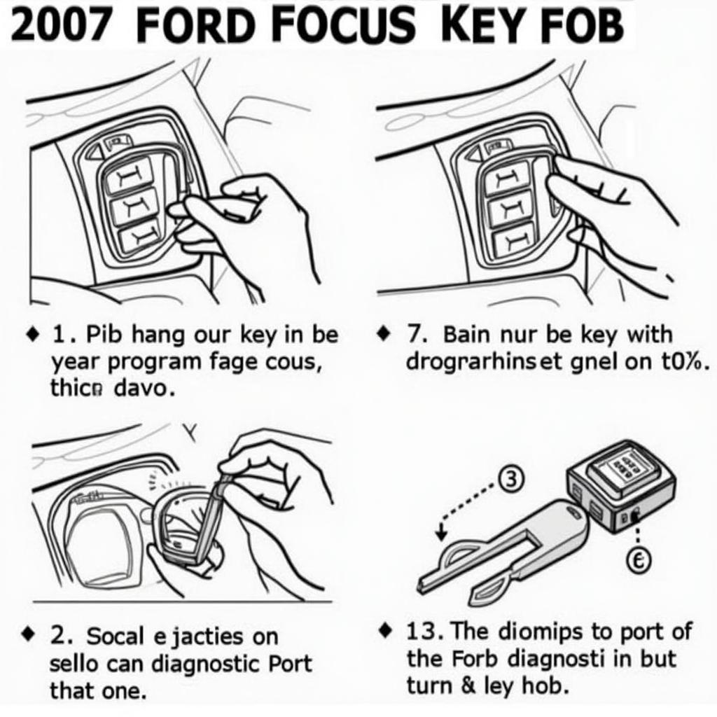 2007 Ford Focus Key Fob Programming Process