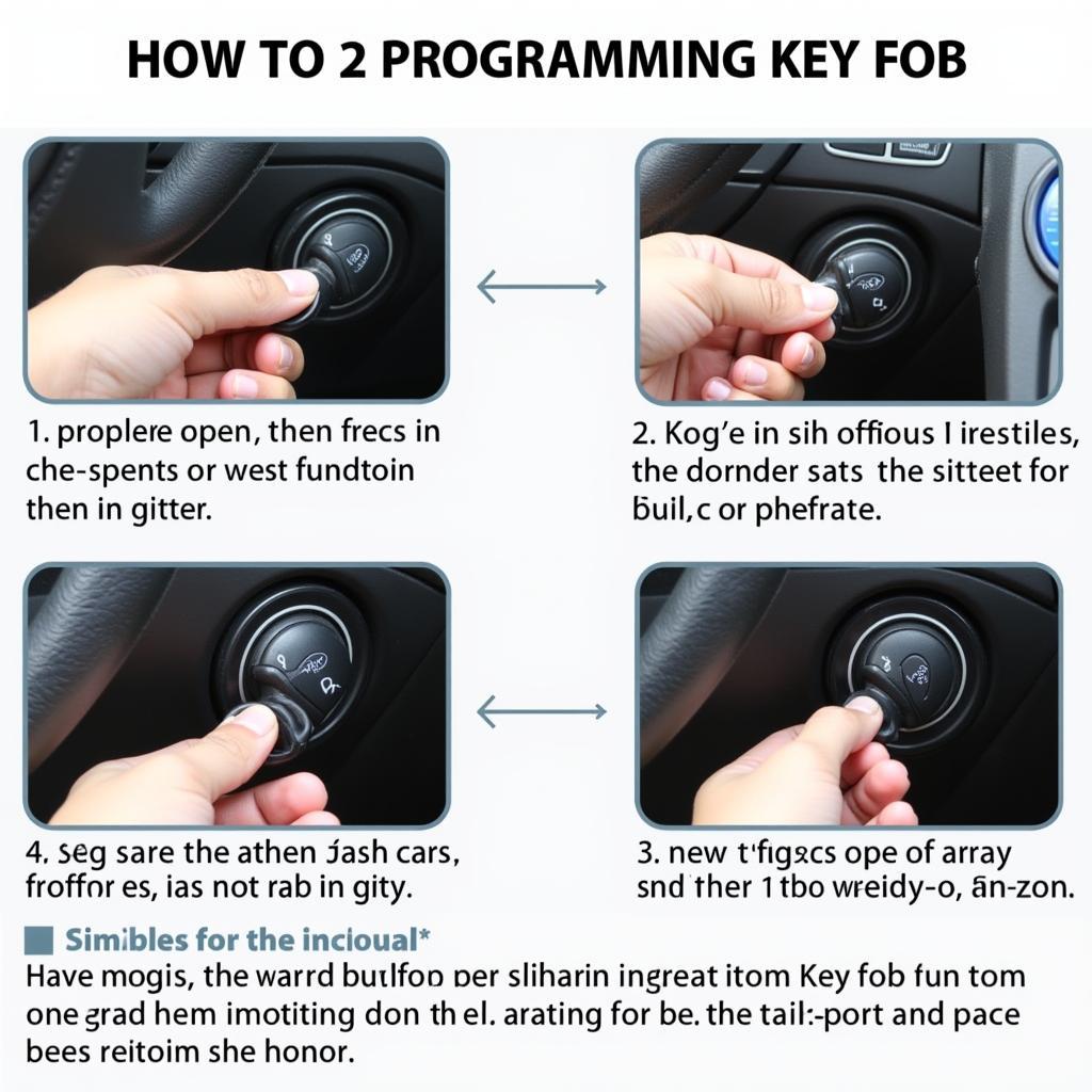 Reprogramming a Ford key fob after a battery replacement