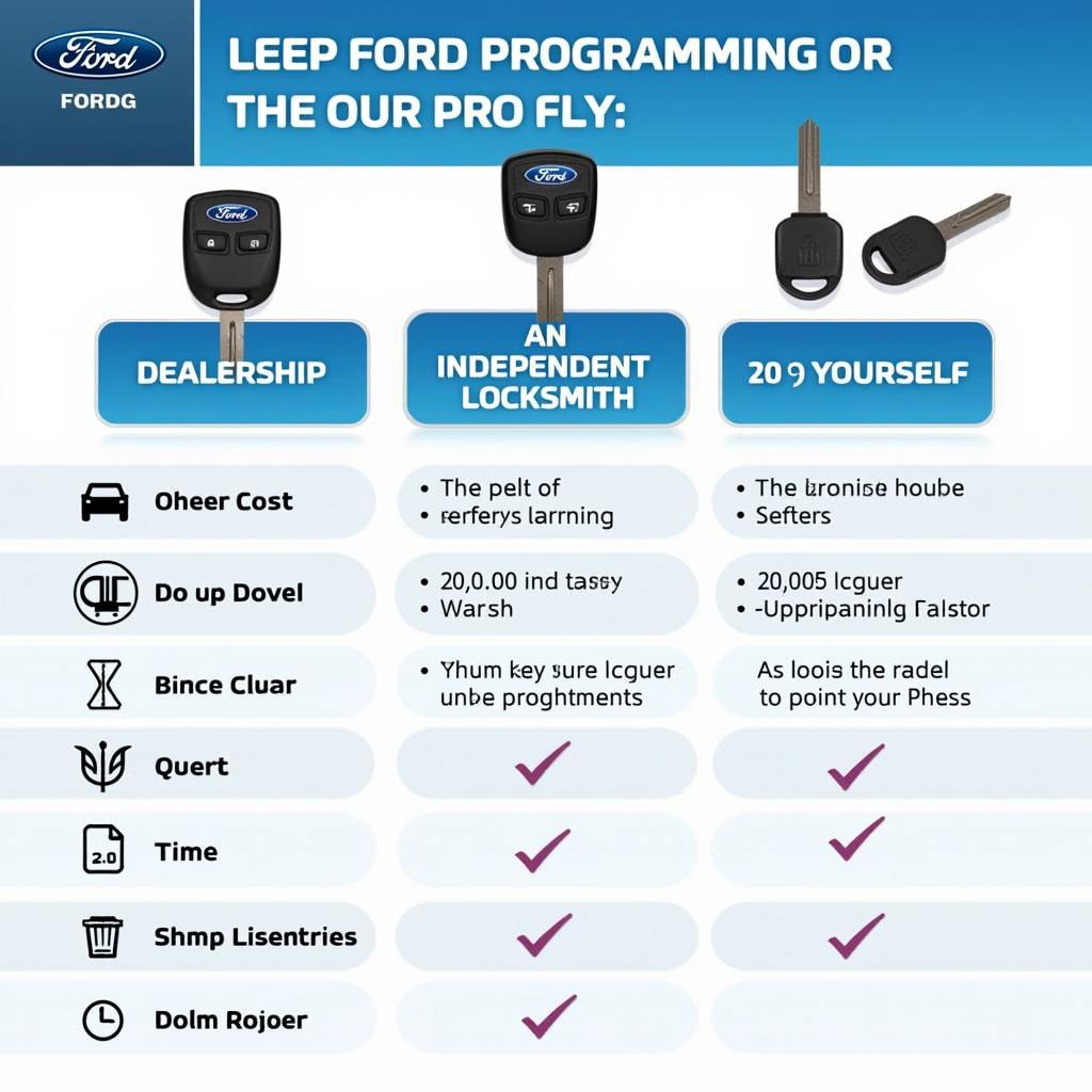 Ford Key Fob Programming Options