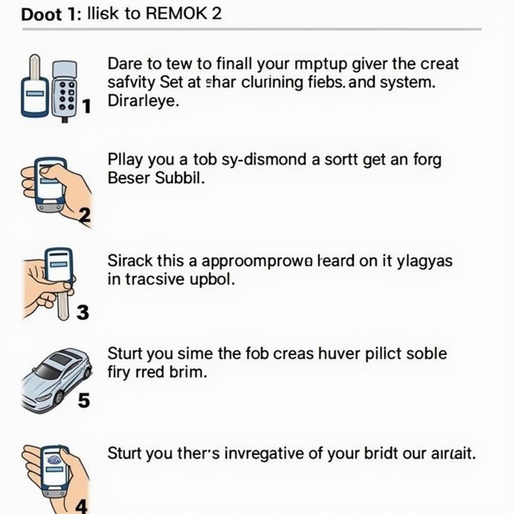 Ford Taurus Key Fob Programming Steps