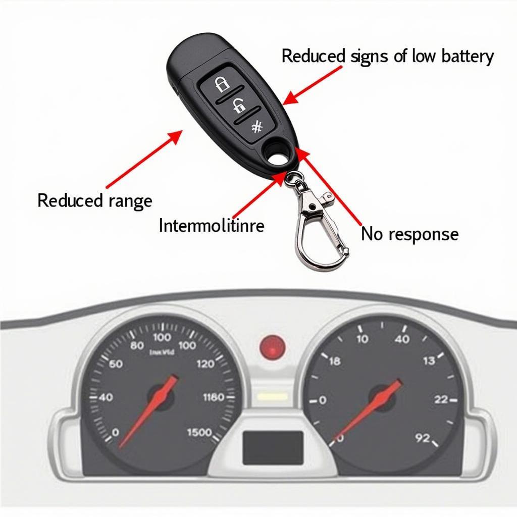 Freelander 2 Key Fob Low Battery Symptoms