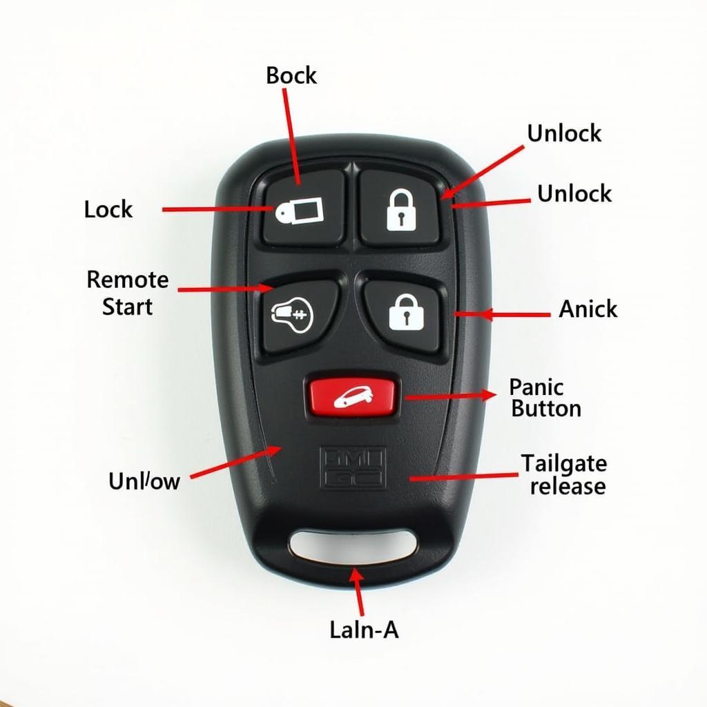 GMC Key Fob Functions