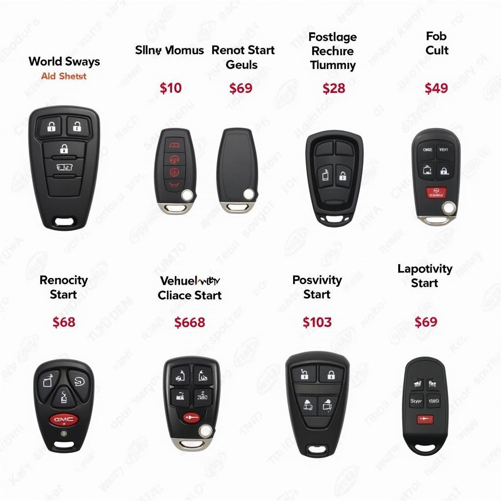 Types of GMC Key Fobs