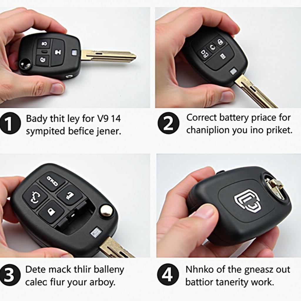 Replacing the key fob battery in a GMC Sierra