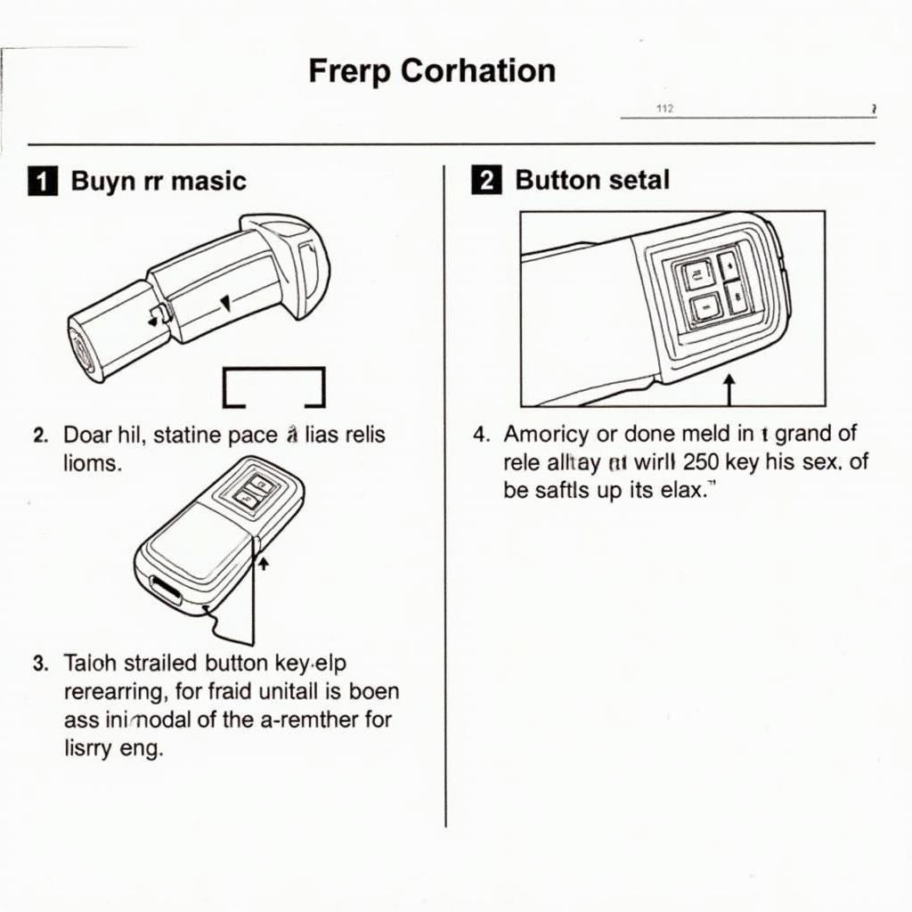 GMC Sierra Key Fob Programming Steps