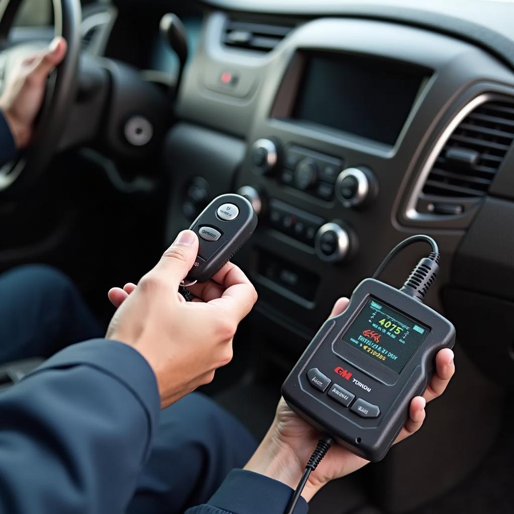 Locksmith Programming a GMC Yukon Key Fob