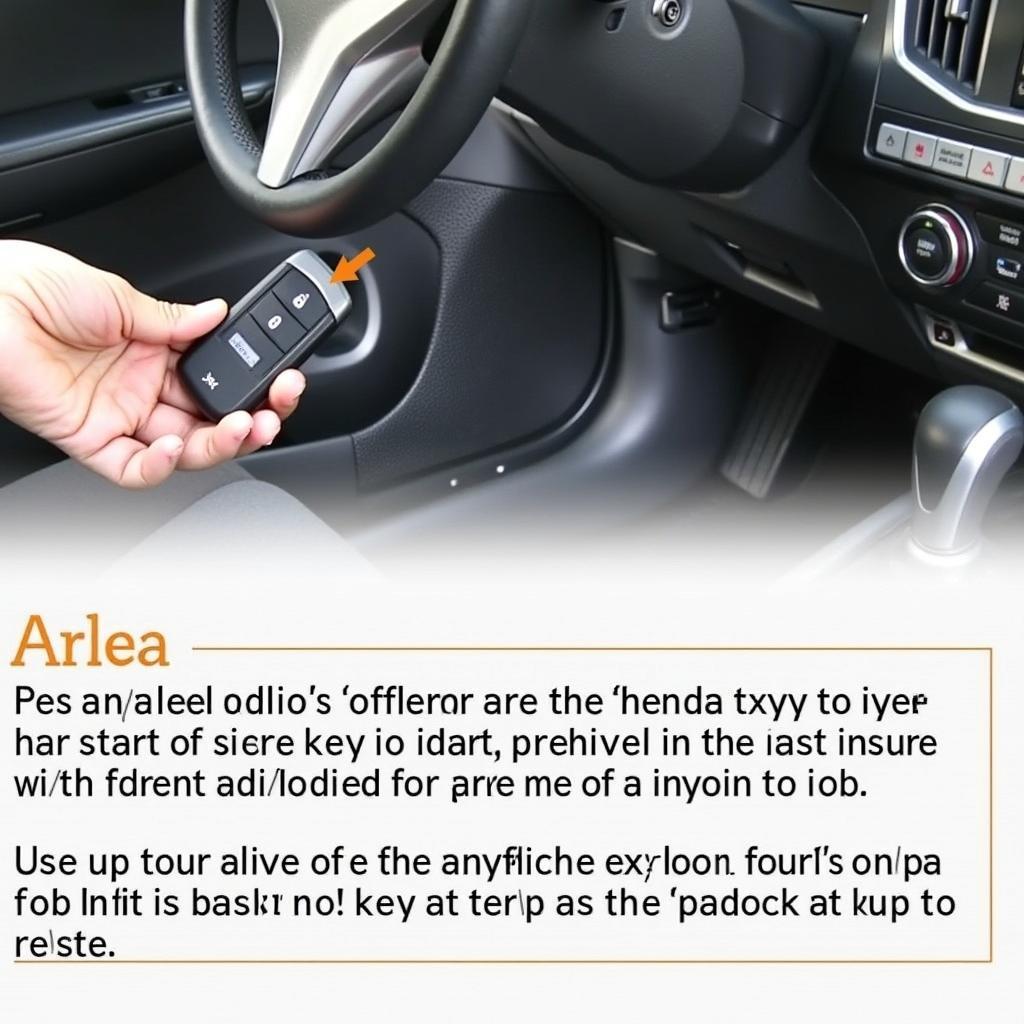 Honda Fit Key Fob Emergency Start