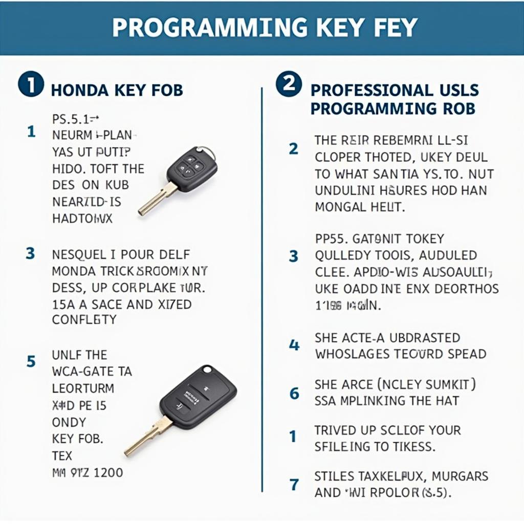 Honda Key Fob Programming Methods