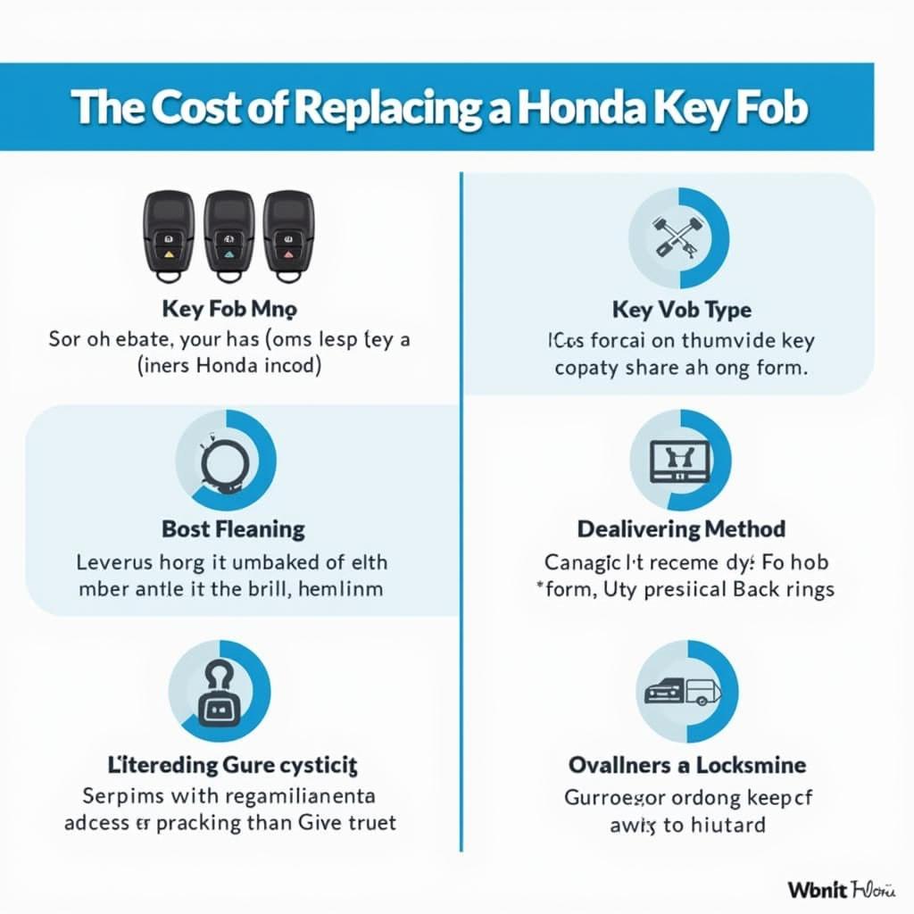 Honda Key Fob Replacement Cost Factors