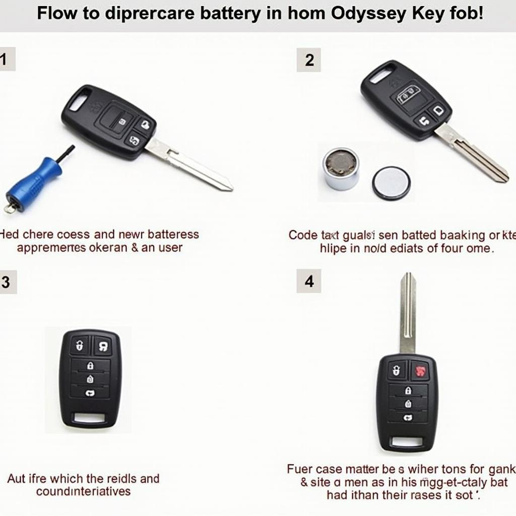 Honda Odyssey Key Fob Battery Replacement