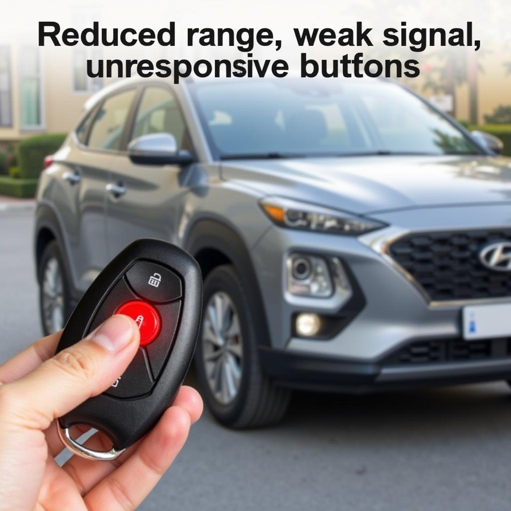 Hyundai Key Fob Low Battery Symptoms