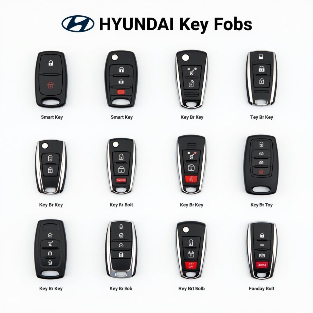 Different Types of Hyundai Key Fobs