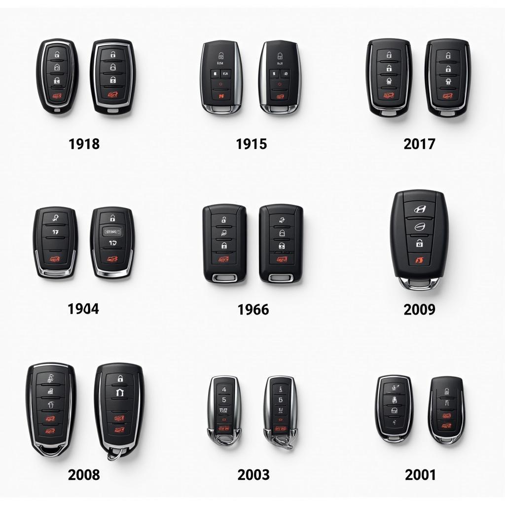 Different Types of Hyundai Key Fobs and Compatible Car Models