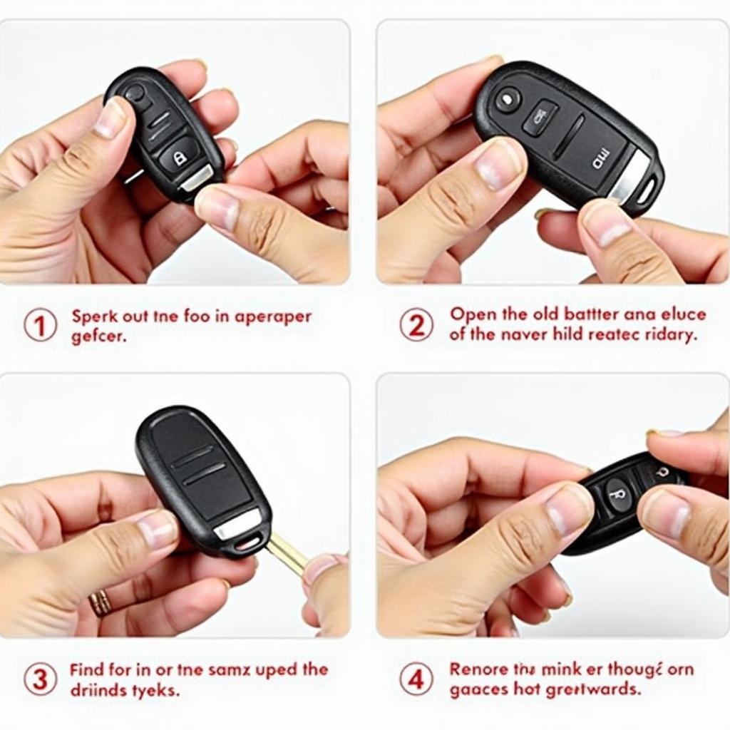 2013 Hyundai Santa Fe Key Fob Low Battery Indicator