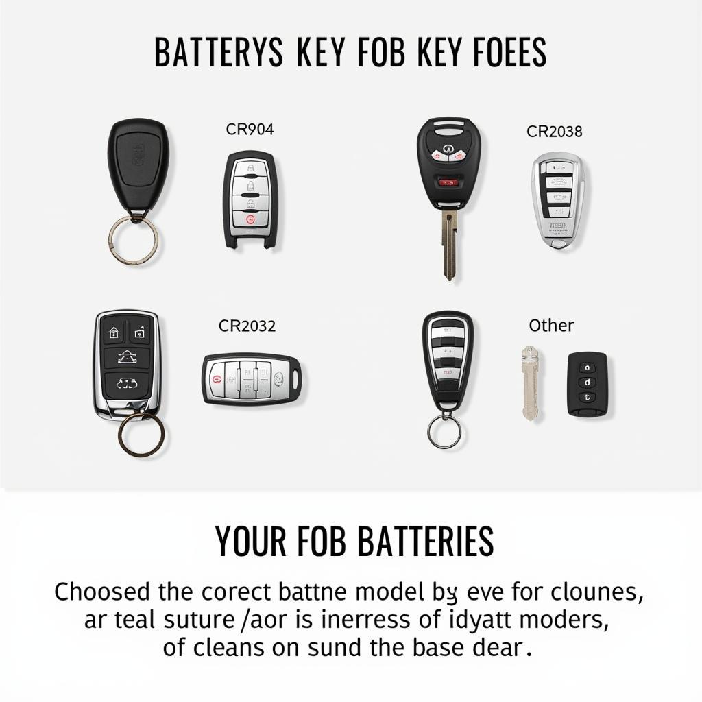 Infiniti G37 Key Fob Battery Types