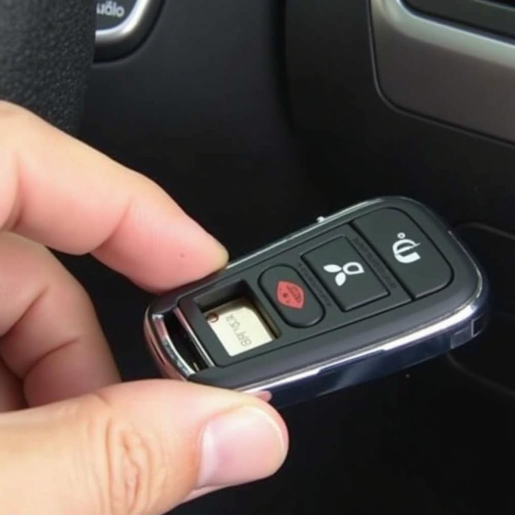 Installing New CR2032 Battery in Ford Fusion Key Fob