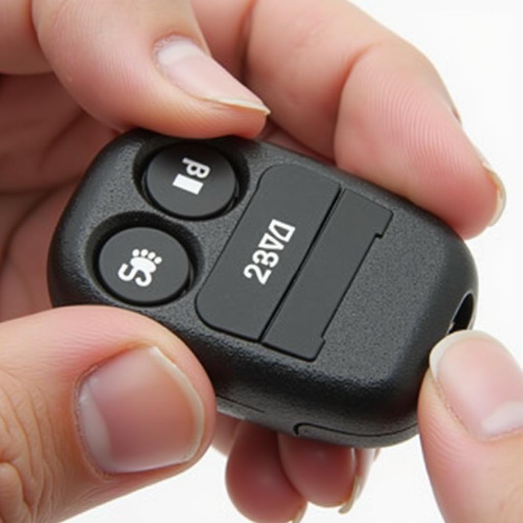 Installing New CR2032 Battery Chrysler Pacifica Key Fob