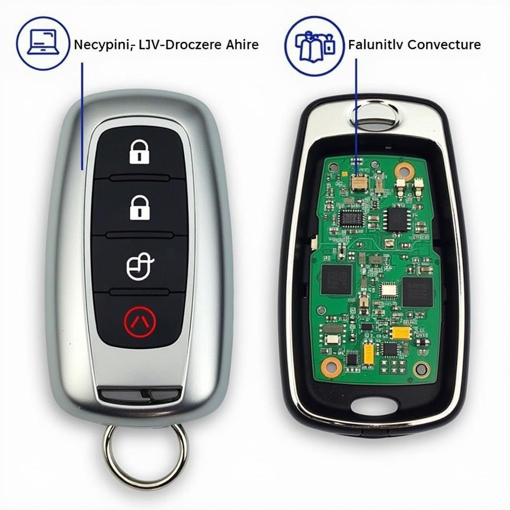 Installing the Circuit Board in a Mercedes-Benz Key Fob Case