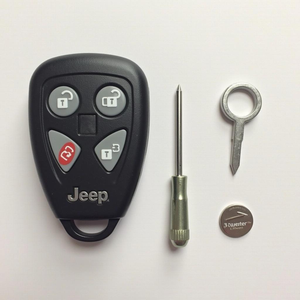 Jeep Commander Key Fob Battery Replacement Tools