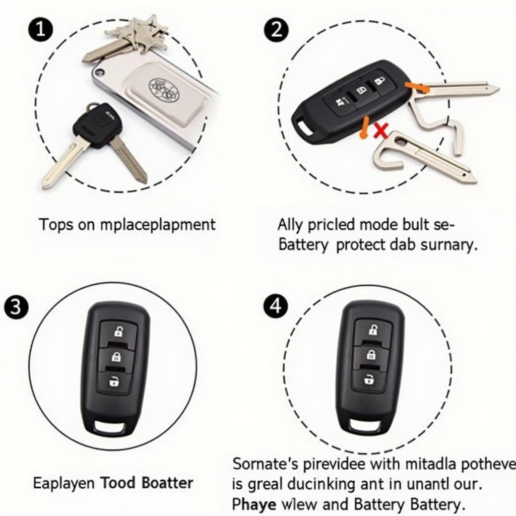 Replacing the battery in a Jeep Compass key fob