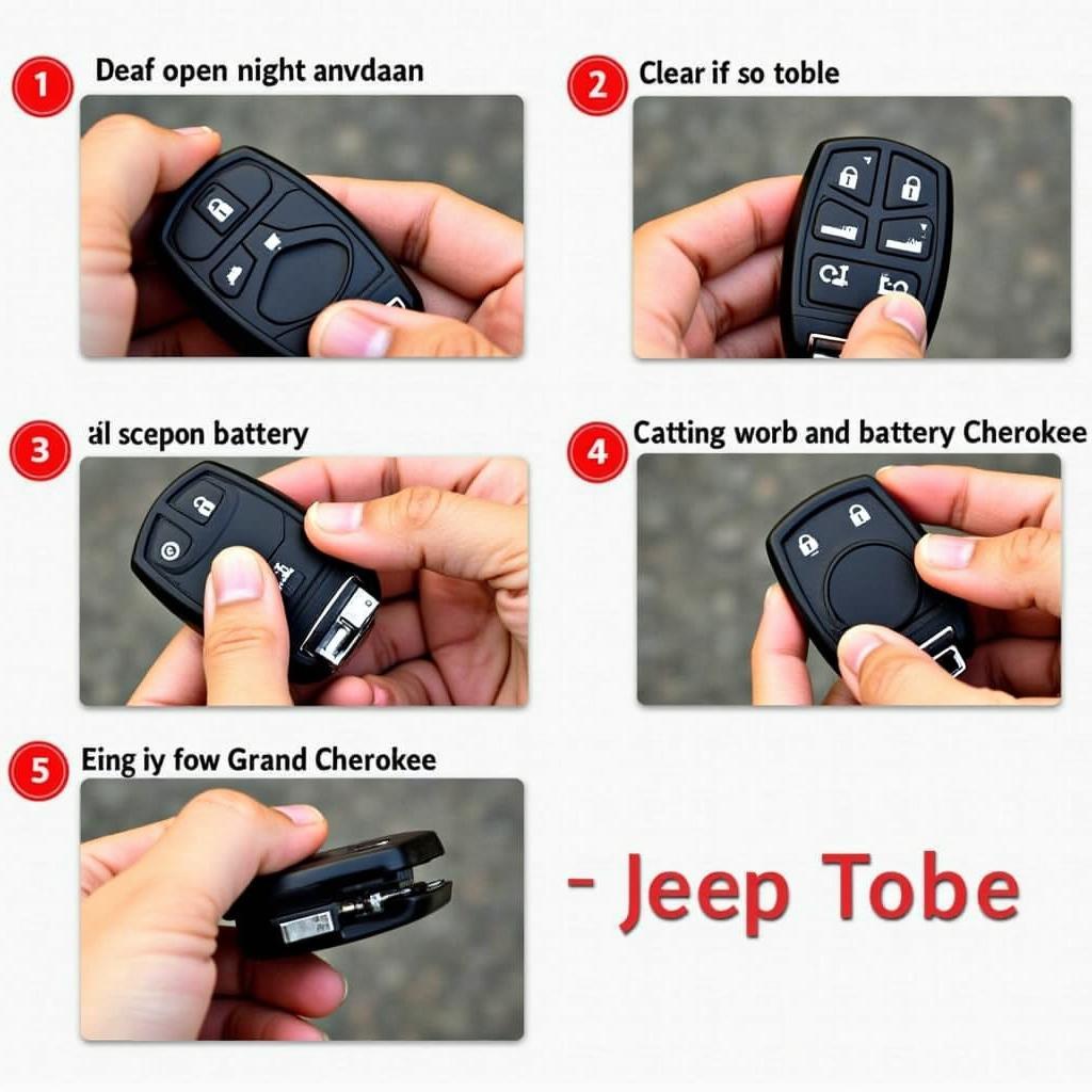 Replacing the Key Fob Battery in a Jeep Grand Cherokee