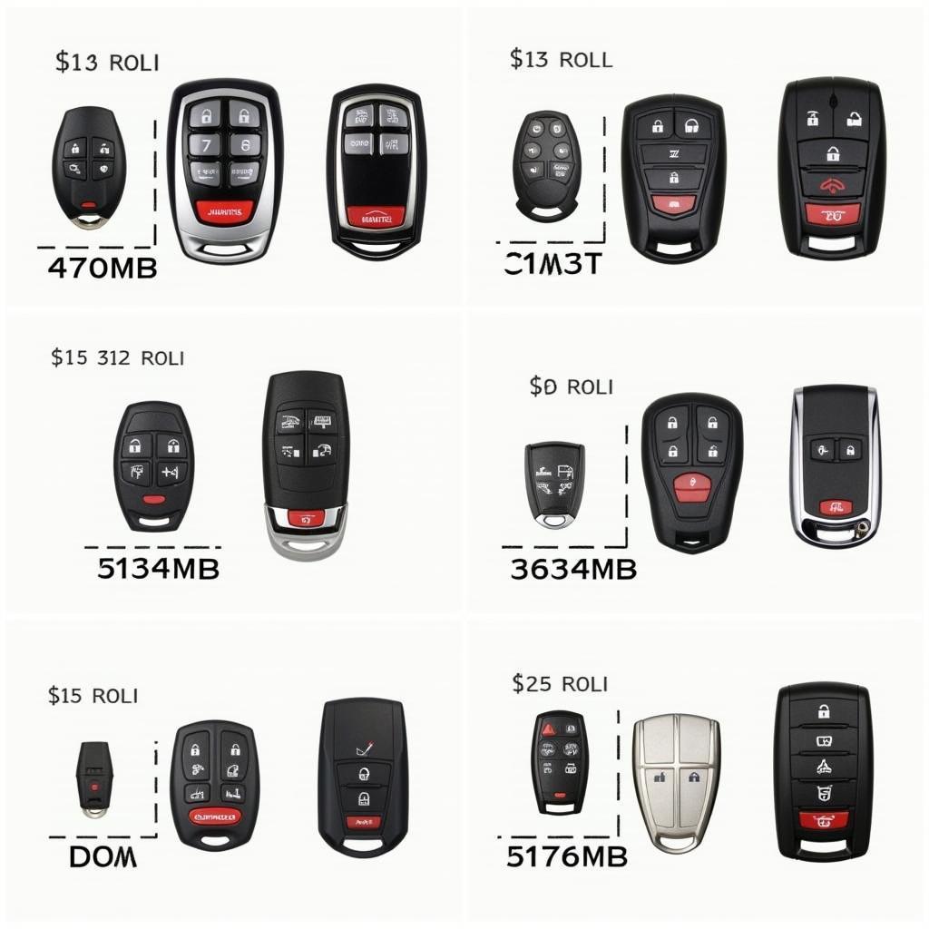 Different Jeep Key Fobs and Their Batteries