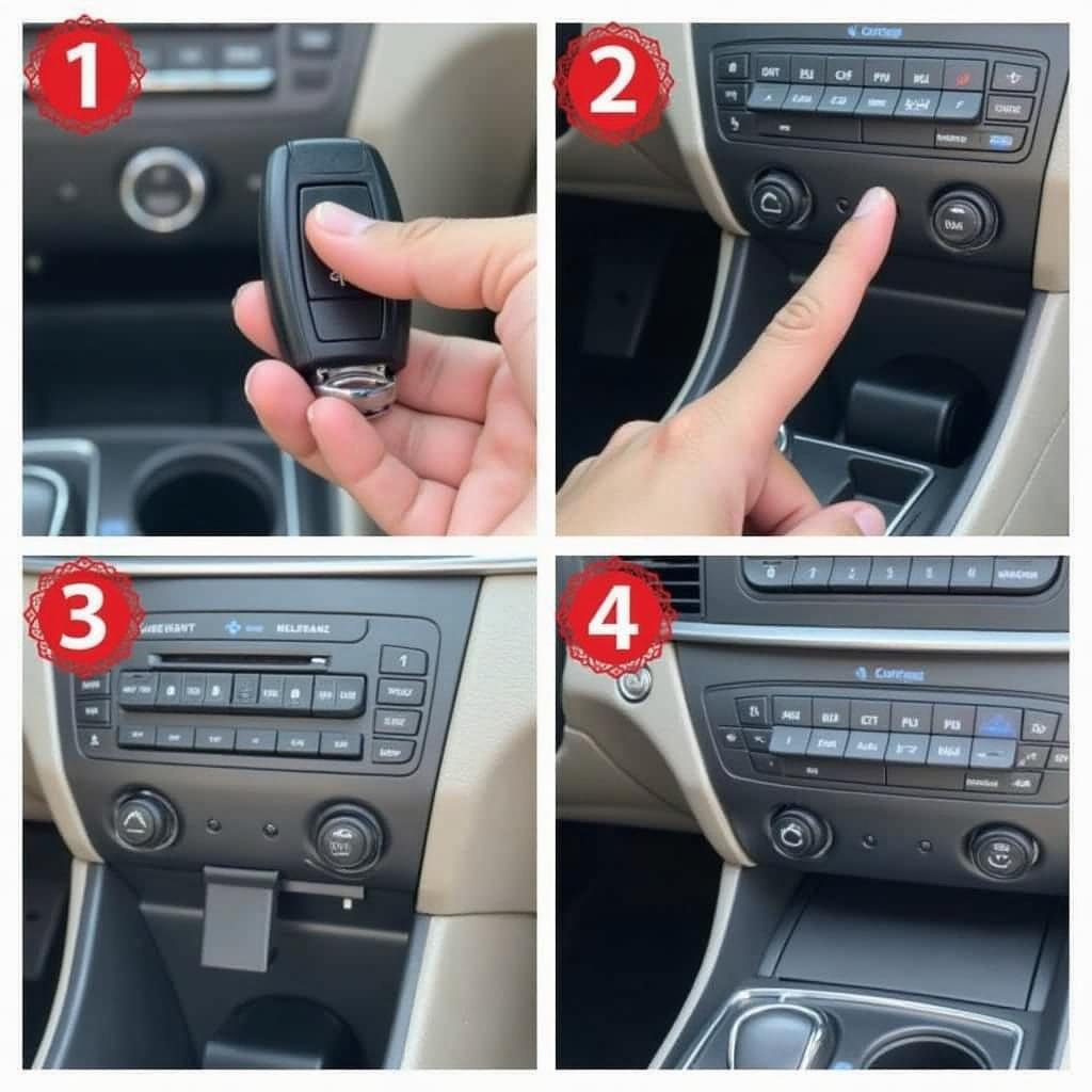 Using the Kia Optima Key Fob Slot