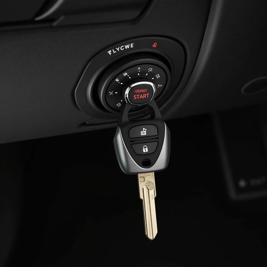 Kia Sportage Key Fob in Ignition