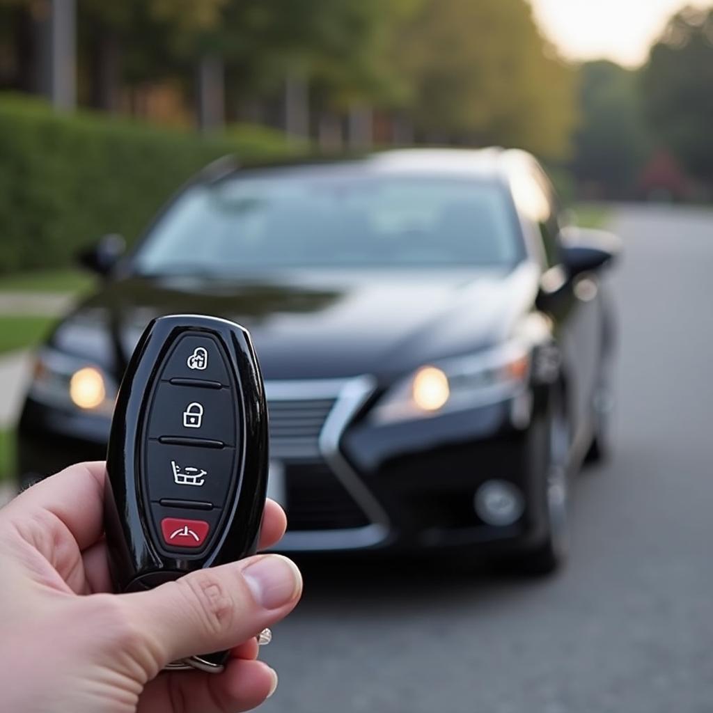 Testing the Range of a Lexus ES300 Key Fob