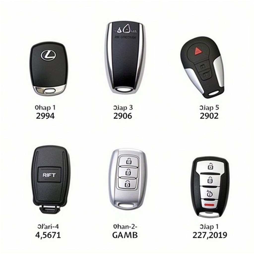 Different Lexus GX 460 Key Fob Battery Types