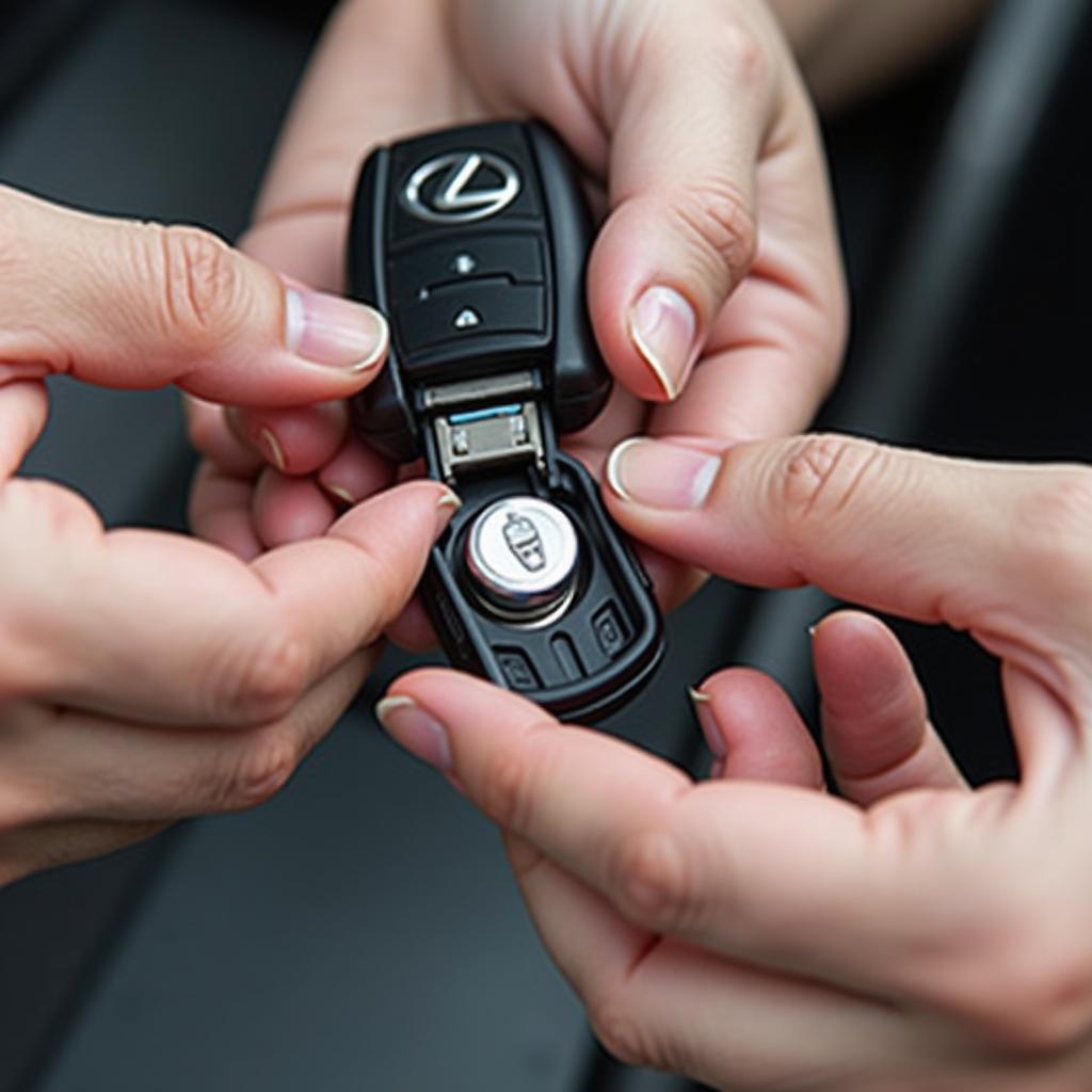 Replacing the Battery in a Lexus Key Fob