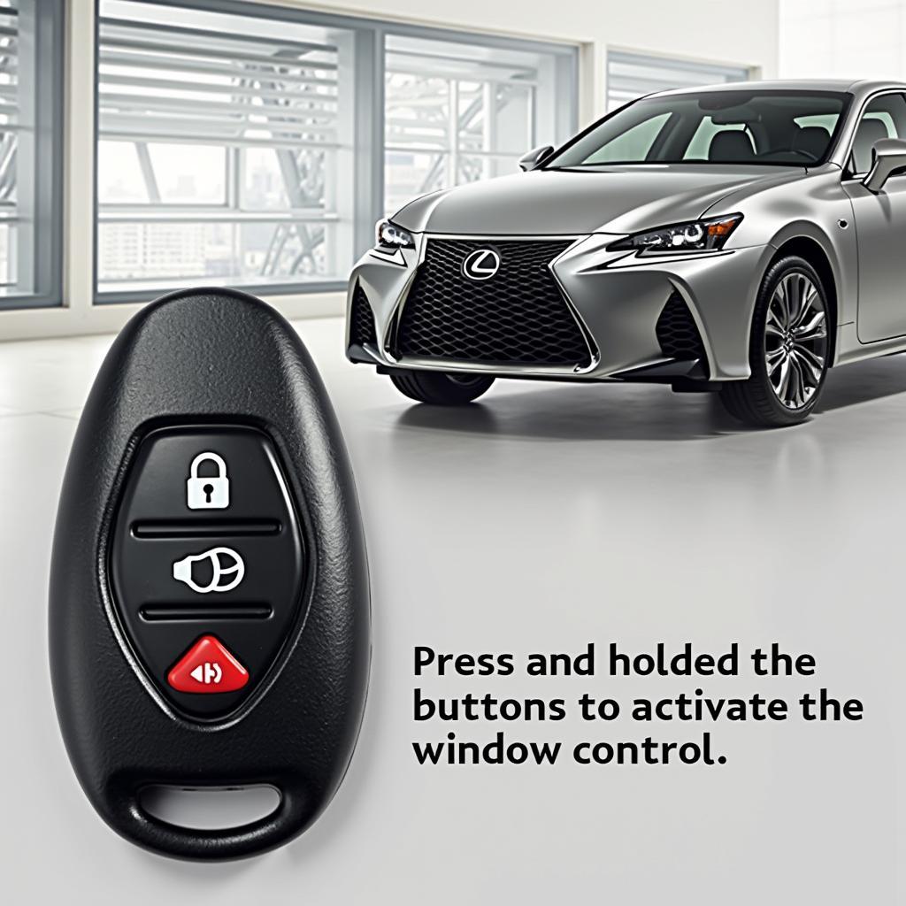 Lexus Key Fob Rolling Down Windows