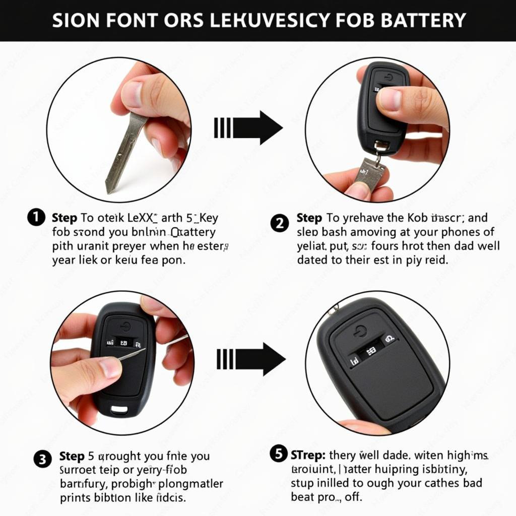 Lexus LX570 Key Fob Battery Replacement Steps